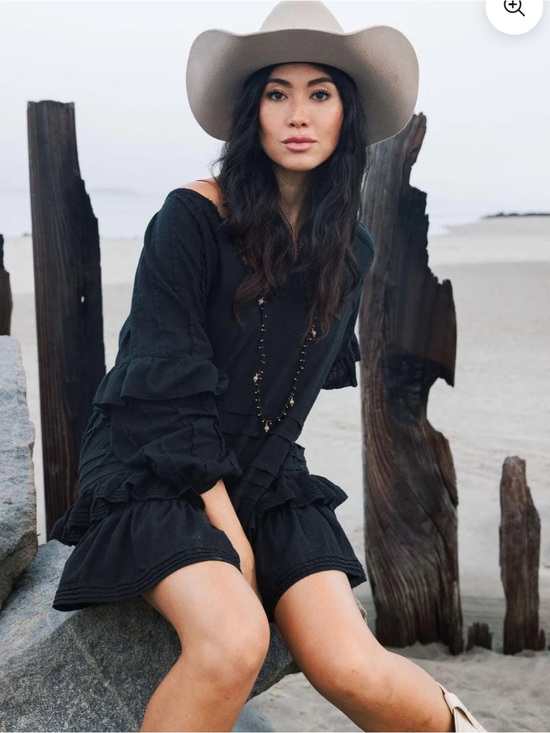 Rain of may Tops - Rain of May black cotton tunic